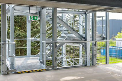 Treppenturm Parkhaus | Mülheim-Kärlich